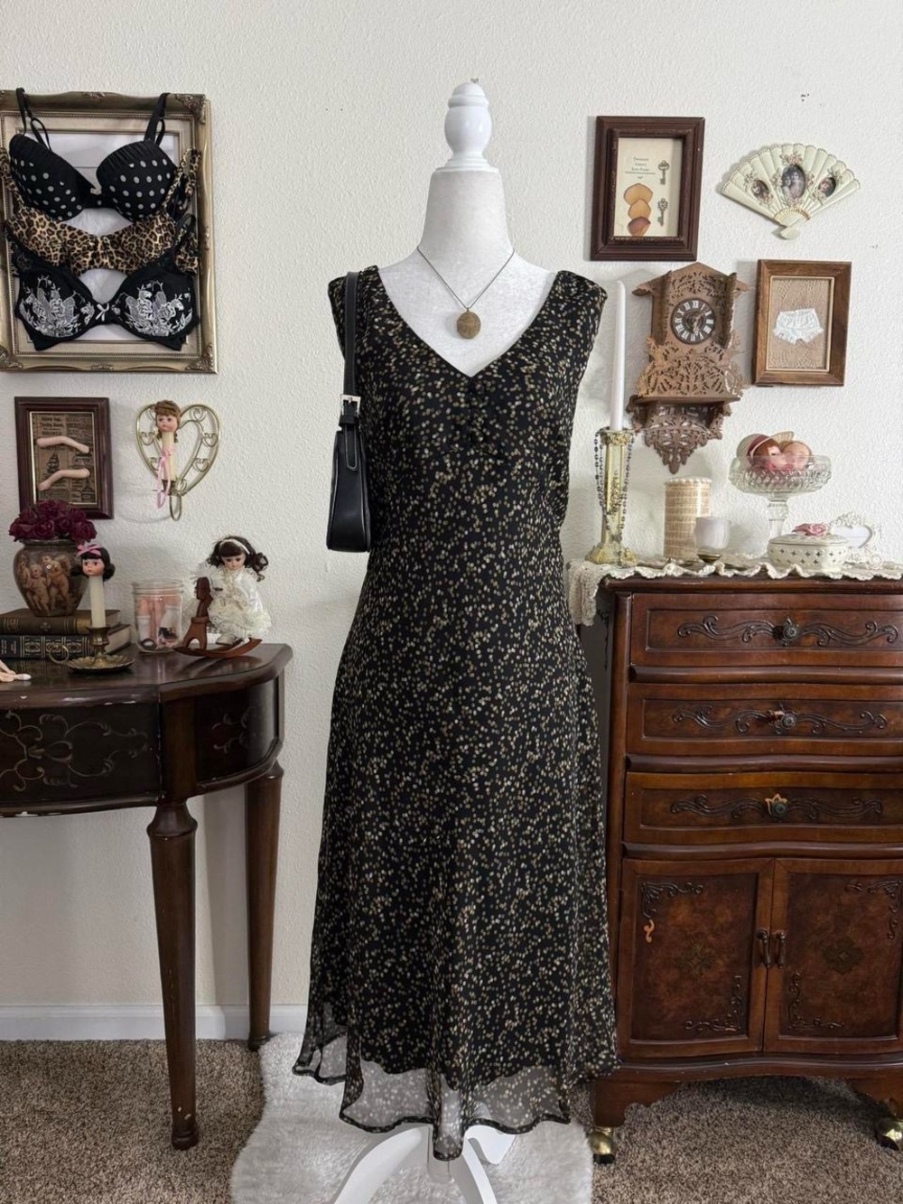 Y2k whimsical fairy grunge‎ midi dress